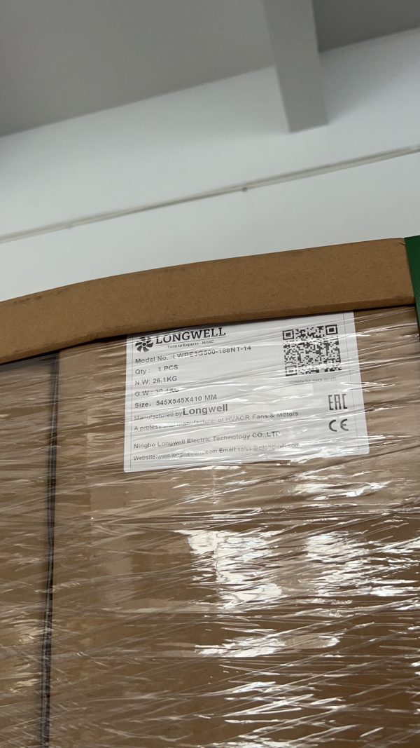 LWBE3G500-188NT-14 LWBE3G500-188NT-14 后倾式离心风机 Ø500mm LONGWELL 朗伟
