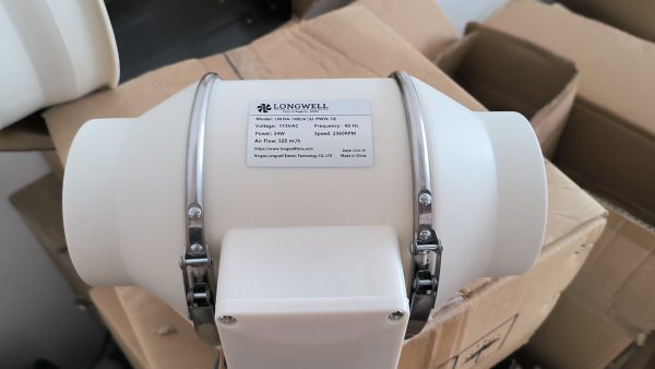 LWDA-100(4")U-PWN-16 LWDA-100(4")U-PWN-16 塑料管道风机 Ø100mm LONGWELL 朗伟