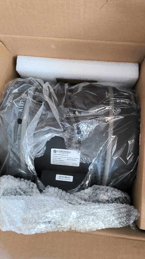 LWDE3G200-IS-03 LWDE3G200-IS-03 塑料管道风机 Ø198mm LONGWELL 朗伟
