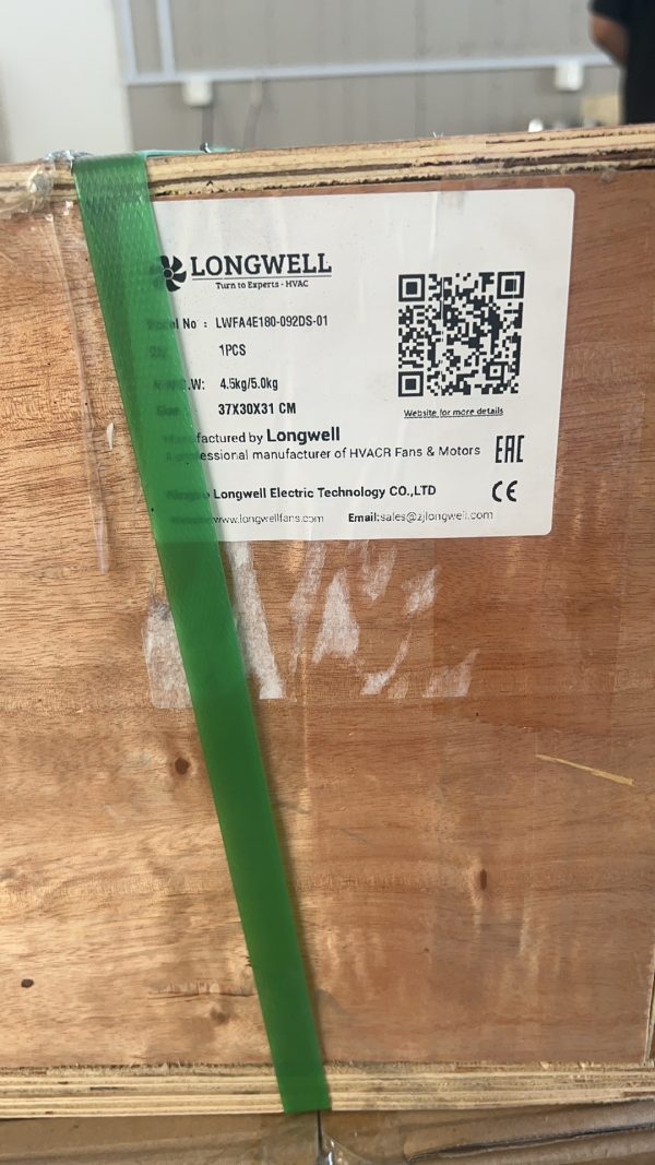 LWFA4E180-092DS-01 LWFA4E180-092DS-01 双进风前向鼓风机 Ø180mm LONGWELL 朗伟