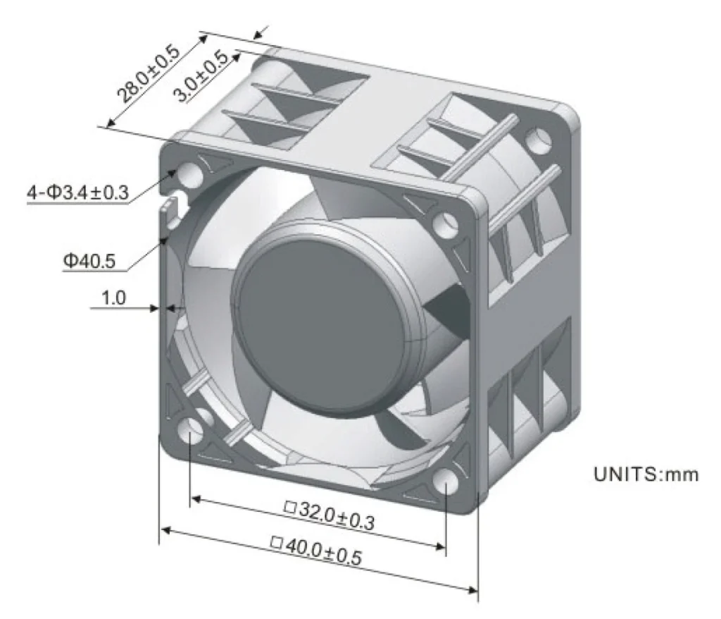 LWAD4028MM-03 外形尺寸图