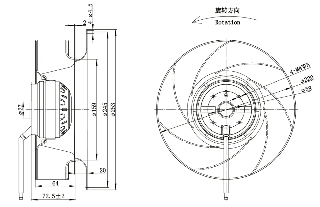 LWBA2D220-092NT-07 外形尺寸图