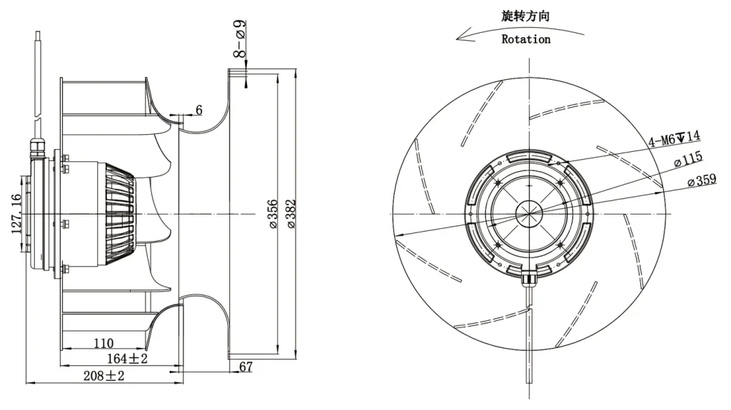 LWBA4D355-138NT-12 外形尺寸图