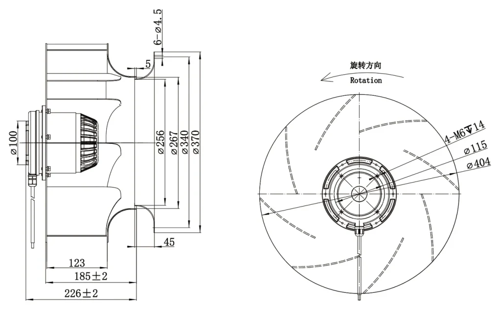 LWBA4D400-138NT-08 外形尺寸图