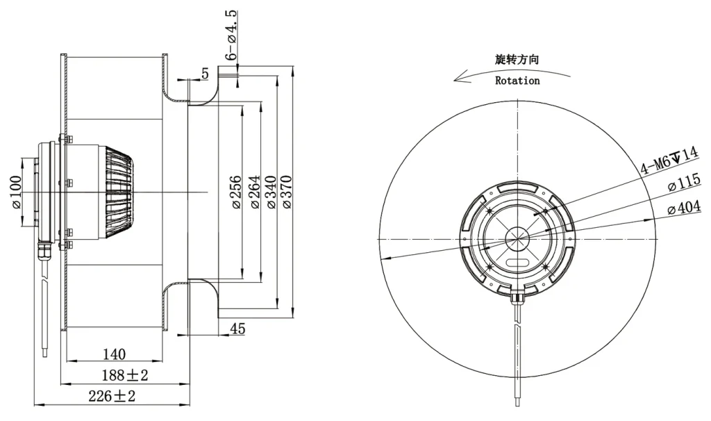 LWBA4D400-138NT-10 外形尺寸图