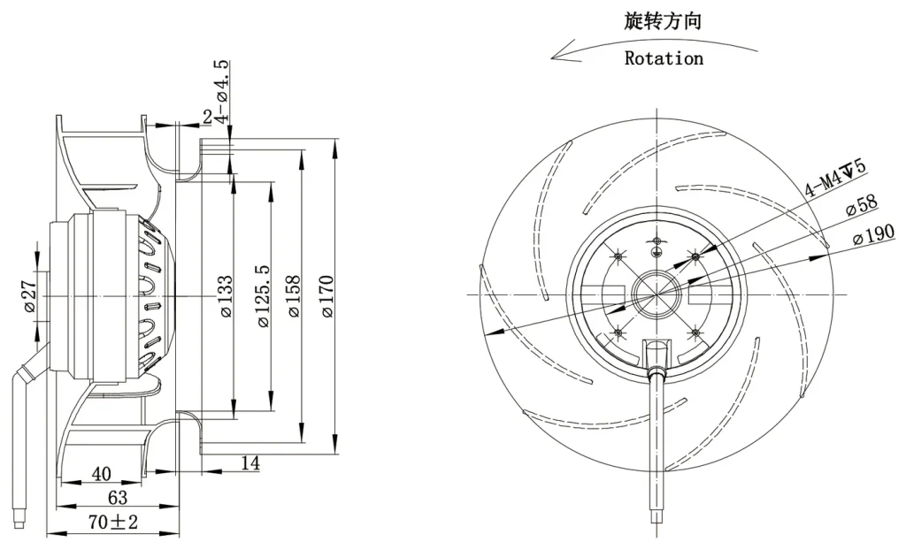 LWBA4E190-092NS-07 外形尺寸图