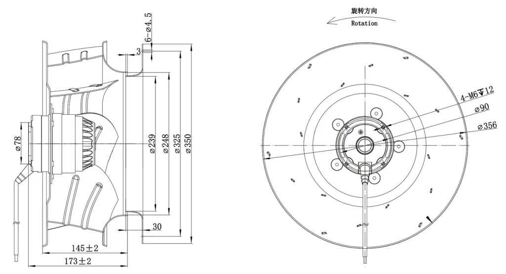 LWBA6E355-102NS-03 外形尺寸图