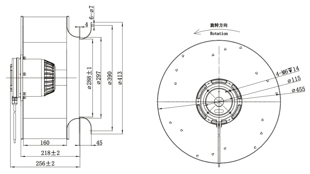 LWBA6E450-138NS-05 外形尺寸图