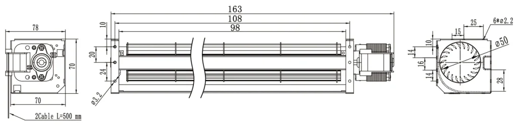 LWCA-5090UN-06 外形尺寸图