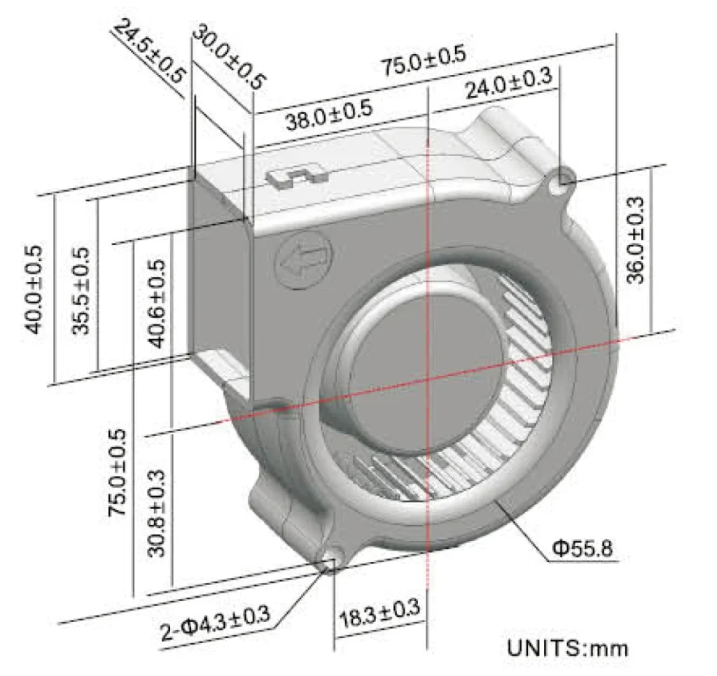 LWFD7530LX-01 外形尺寸图